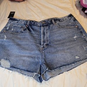 WILD FABLE denim distressed shorts
